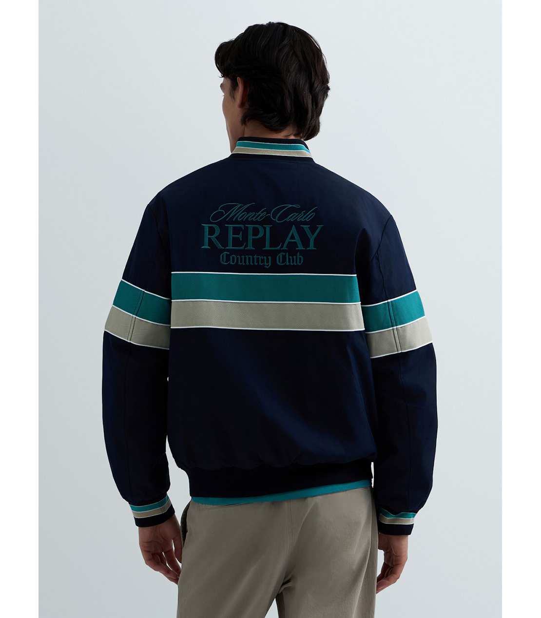 REPLAY &times; Monte Carlo Country Club ボンバージャケット 詳細画像 ネイビー 3